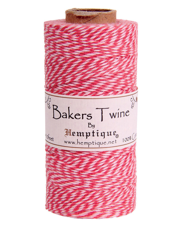Bakers Twine Rose and White