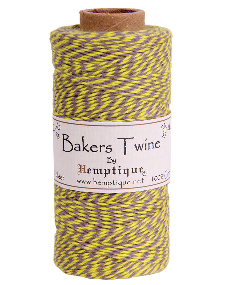 Bakers Twine Yellow and Gray